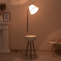 Торшер с ящиком "Лолита" Е27 белый 35х35х156см Торшер с ящиком "Лолита" Е27 белый 35х35х156см