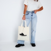 Шопер Ты такой котик без молнии, без подклада, цвет бежевый Шопер Ты такой котик без молнии, без подклада, цвет бежевый