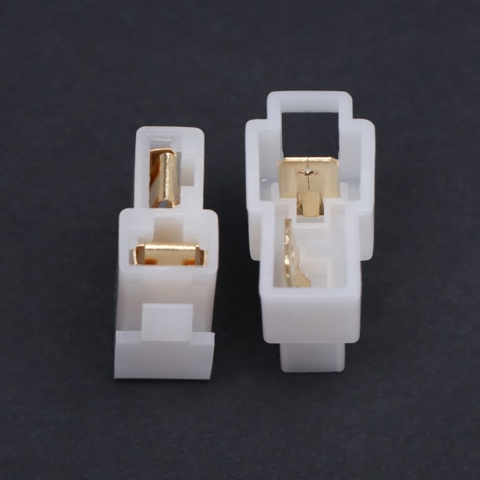 Разъем автомобильный, штекер-гнездо DJ7021-6.3-11/21, 2 контакта, набор 10 шт Разъем автомобильный, штекер-гнездо DJ7021-6.3-11/21, 2 контакта, набор 10 шт