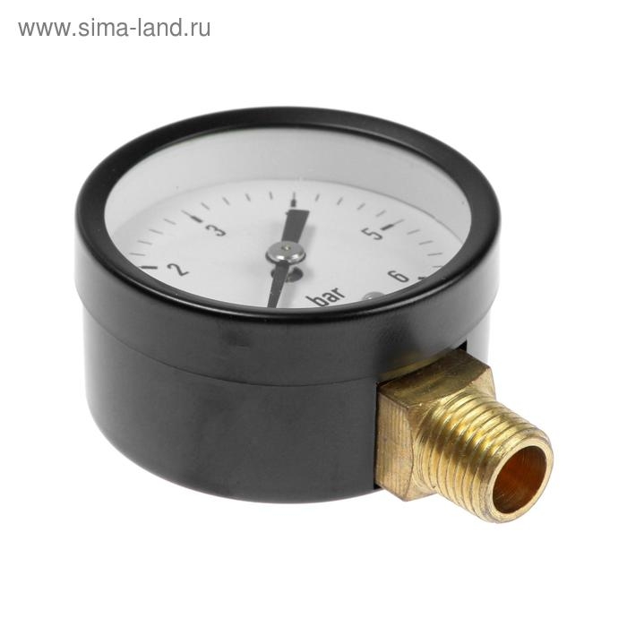 Манометр TAEN, радиальный, 6 атм, d=50 мм, наружная резьба 1/4 Манометр TAEN, радиальный, 6 атм, d=50 мм, наружная резьба 1/4"