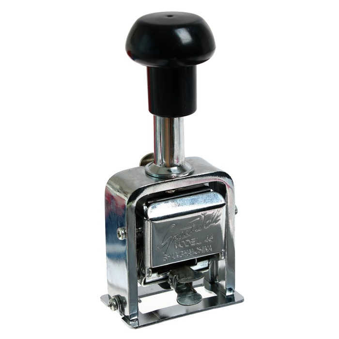 Нумератор 6 разрядный, металлический, автоматический Нумератор 6 разрядный, металлический, автоматический