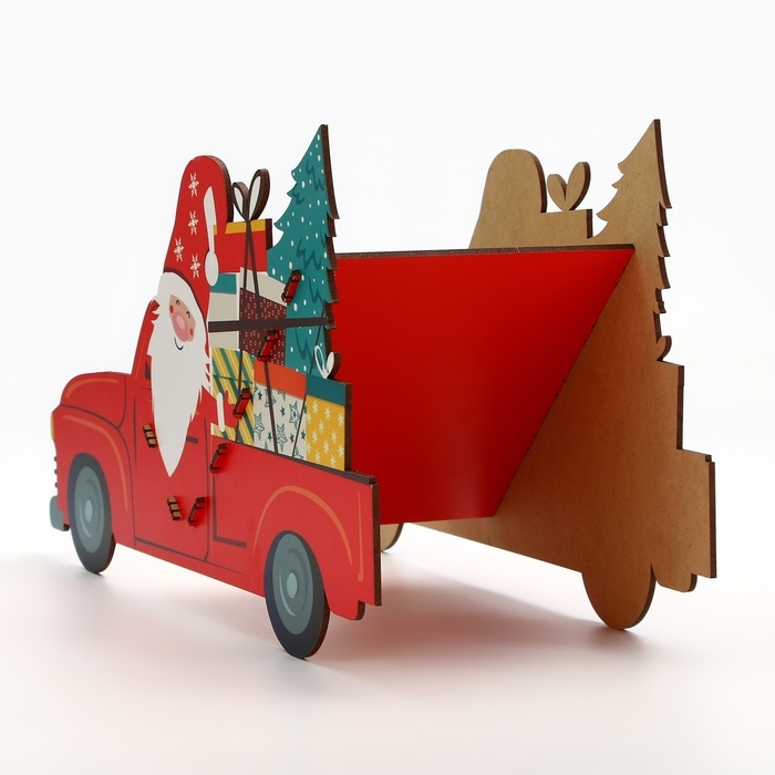 Органайзер для хранения бутылок &laquo;Дед мороз в машине&raquo;