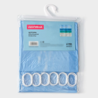 Штора для ванны Доляна &laquo;Прибой&raquo;, 180&times;180 см, EVA