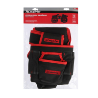 Сумка - пояс двойная MATRIX, 20 карманов, держатель для молотка Сумка - пояс двойная MATRIX, 20 карманов, держатель для молотка