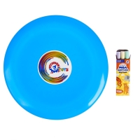 Летающая тарелка, 24 &times; 24 &times; 2,5 см, цвет голубой, мел в подарок