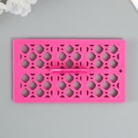 Штамп пластик "Ромб с сердечком" 12,8х7.5 см