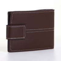 Портмоне мужское на кнопке, цвет коричневый Портмоне мужское на кнопке, цвет коричневый