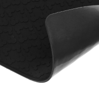 Коврик противоскользящий 20&times;13 см, пиксели, черный