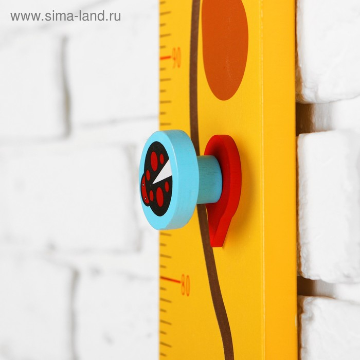 Бизиборд-ростомер &laquo;Жираф&raquo;