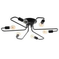 Люстра "Клауд" 6х40Вт E27 черный 82х82х16 см BayerLux