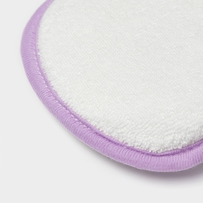 Мочалка детская для купания Доляна &laquo;Котёнок&raquo;, 12&times;8 см, фиолетовый