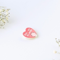 Брелок для ключей, значок, сувенир &laquo;Кусь - это по любви&raquo;, набор, 8,3 х 12 см.