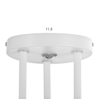 Люстра "Ванесса" 3х60Вт Е27 Белый 45х45х27см Люстра "Ванесса" 3х60Вт Е27 Белый 45х45х27см