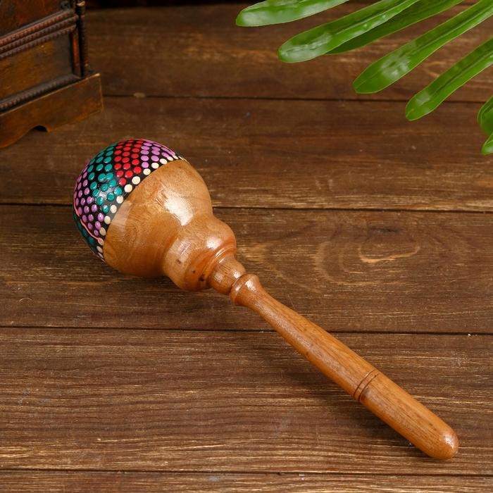 Сувенирный музыкальный инструмент «Маракас разноцветный», 27×7×7 см +/- 1 см Сувенирный музыкальный инструмент «Маракас разноцветный», 27×7×7 см +/- 1 см