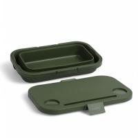 Корзина - столик Maclay 2 в 1, складная, 47 х 28,5 х 23,5 см, стол 45 х 28 х 16 см, зелёная