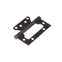 Петля-бабочка ТУНДРА, 100х70х2.0 мм, универсальная, без врезки, цвет графит, 2 шт.