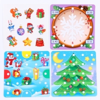 Новогодняя развивающая игра. Геоборд &laquo;&lrm;С новым годом!&raquo;&lrm;