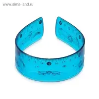 Линейка гибкая 30 см, HappyGraphix, 2 цвета