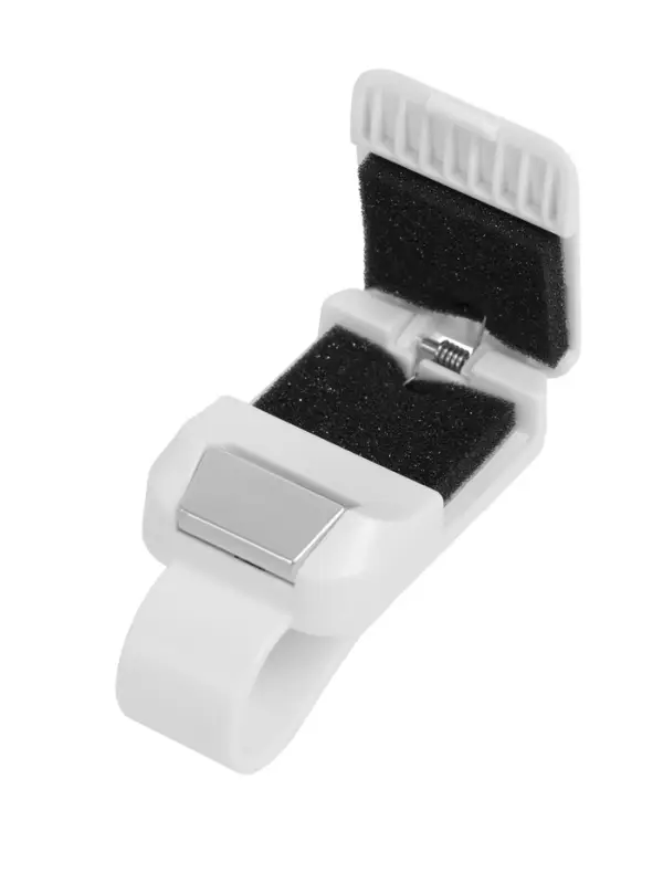 Держатель для очков в автомобиль, белый