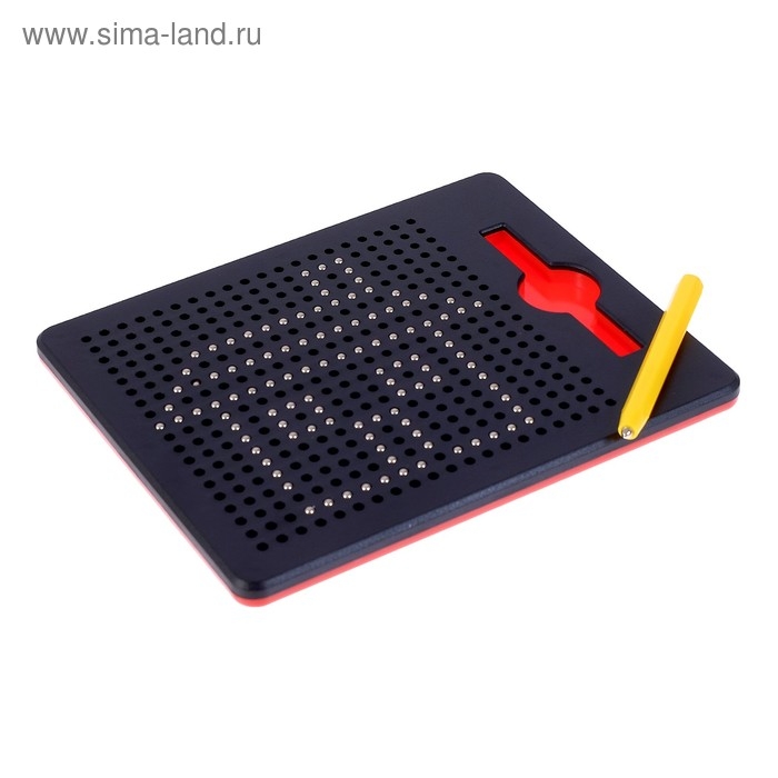 Планшет обучающий &laquo;Магнитное рисование&raquo;, 380 отверстий, цвет чёрный