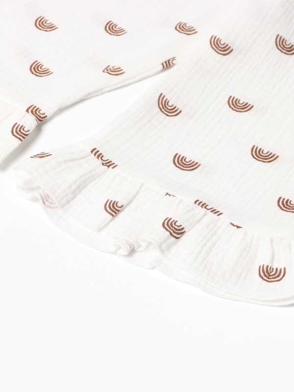 Пижама детская (рубашка и брюки) KAFTAN "Радуга" р.30 (98-104 см)