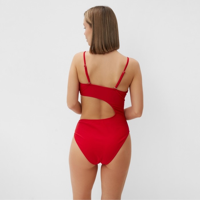 Купальник слитный женский MINAKU цвет красный, размер 42