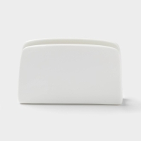 Салфетница фарфоровая Magistro &laquo;Бланш&raquo;, 12&times;4&times;7 см, цвет белый