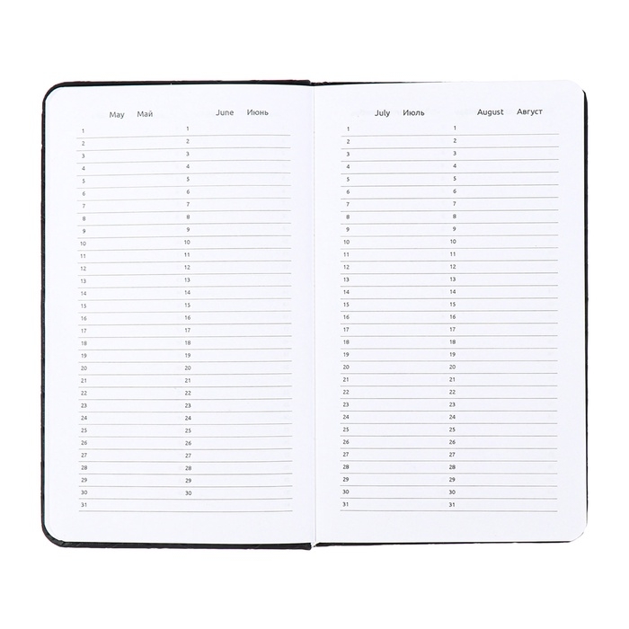 Планинг карманный недатированный, 80 листов, 100х170 мм, deVENTE.Selena, твердая обложка кожзам с поролоном, хлястик, ляссе, блок 70%, черный