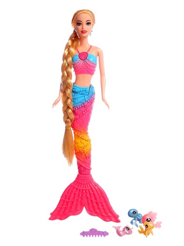 Кукла-русалка "Волна океана", МИКС