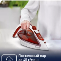 Утюг Easygliss Plus FV5717E0, с защитой от накипи, 2500 Вт