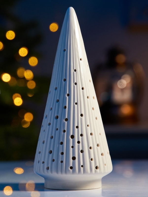 Светодиодная фигура "Елочка" 18.8х8.2х8.2, 1 LED, LR44x3(в компл.), Т/БЕЛЫЙ