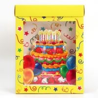 Коробка подарочная складная, упаковка, &laquo;С Днём рождения!&raquo;, 18 х 23 х 14см