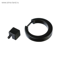 Ручка кнопка ТУНДРА РК045BL, черная, 8 шт TMP