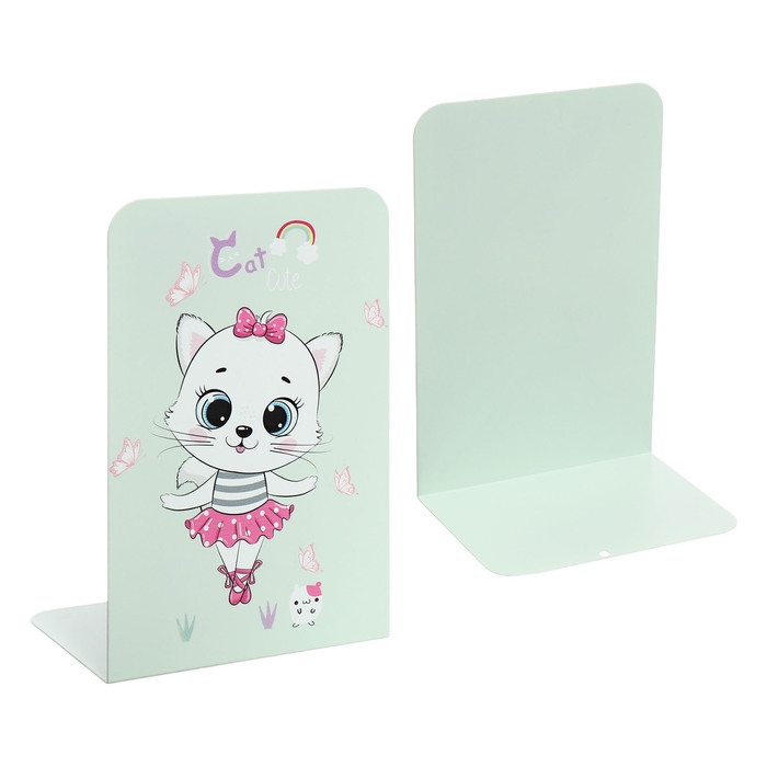 Подставки для книг Подставки для книг "Зверушки", 2 штуки, зелёные