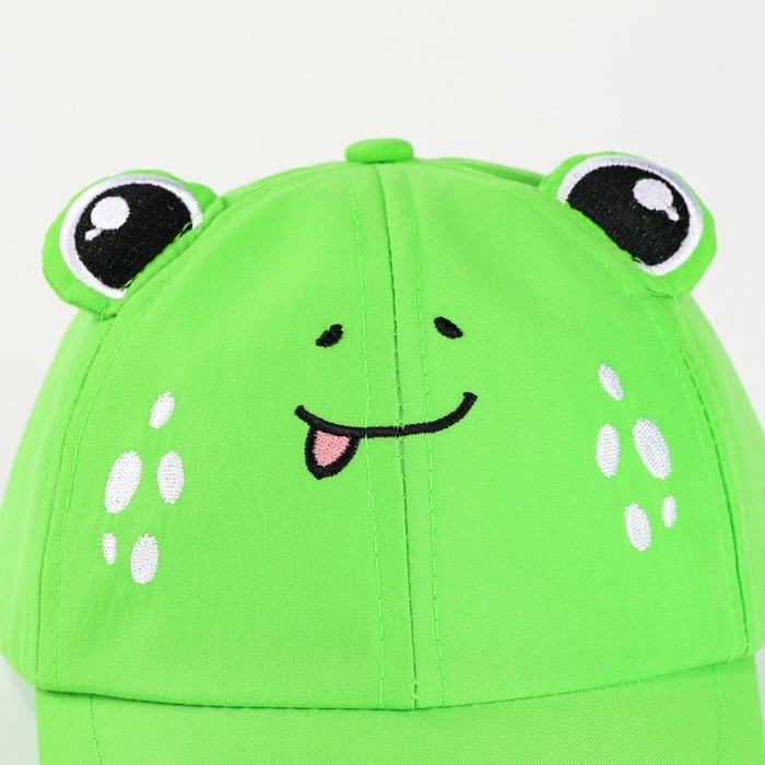 Кепка детская для мальчика с глазами &laquo;Лягушка&raquo;, р-р. 48-50