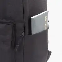 Рюкзак, 41*30*15 см, отд. на молнии, н/карман 2 бок/карм, отд/ноут, черный