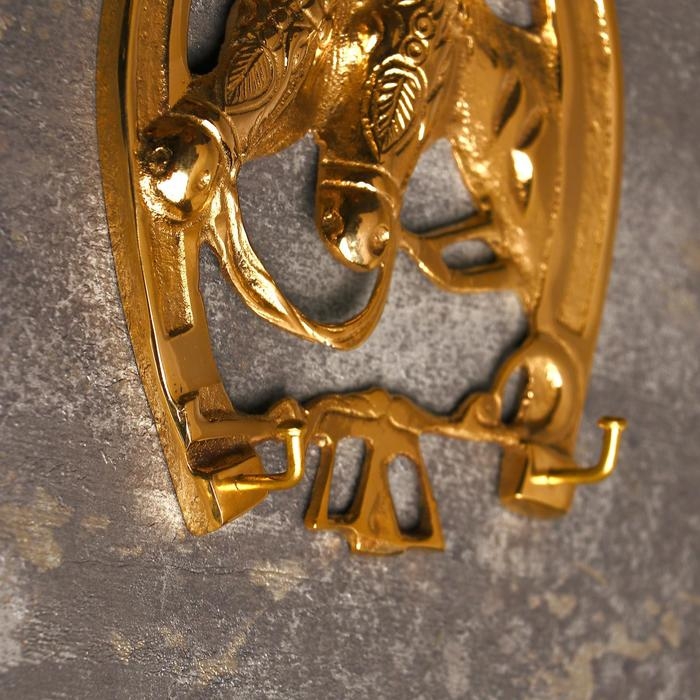 Крючки "Лошади" латунь 16х13х3 см