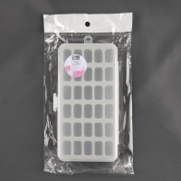 Органайзер для ниток, 18 &times; 9,5 &times; 3 см, на 30 шпулек, 2,1 &times; 1,2 &times; 1,1 см, цвет серый/прозрачный