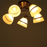 Люстра "Лайма" 5хЕ27 40Вт черно-хромовый 55х55х24 см Люстра "Лайма" 5хЕ27 40Вт черно-хромовый 55х55х24 см