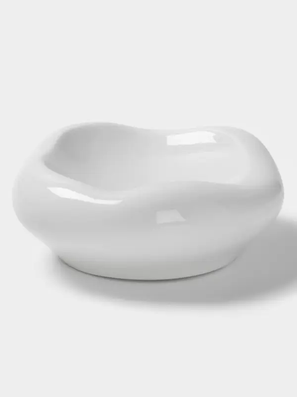 Блюдо Hanna Kn&ouml;vell, d=15 см, фарфор, белое