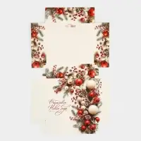 Упаковка для кондитерских изделий &laquo;Счастливого Нового года!&raquo;, 20 х 17 х 6 см