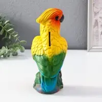 Копилка Попугай, цветной, 21*8,5*9,5 см