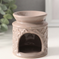 Аромалампа керамика "Крестики" серая 7х7х7,7 см Аромалампа керамика "Крестики" серая 7х7х7,7 см