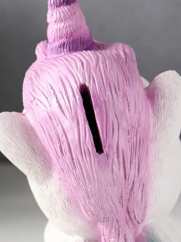 Копилка (гипс) Единорожек Рони Высота 20 см, ширина 12 см, длина 13 см, белый