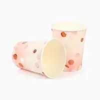 Стакан бумажный одноразовый &laquo;Розовая дымка&raquo;, 250 мл, 6 шт