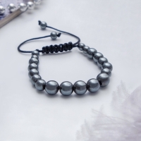 Браслет ассорти &laquo;Шамбала&raquo; гематит, цвет серый, d=6 см