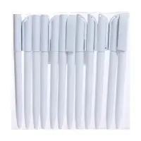 Ручка шариковая Calligrata, поворотная, синий стержень, узел 0.5 мм, белый корпус