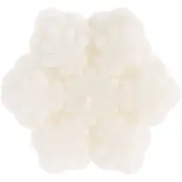 Свеча Snowlight 3, белая, 6 см