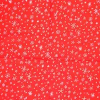 Бумага упаковочная тишью, новогодняя упаковка "Звёздочки - снежинки", 50&times;66 см