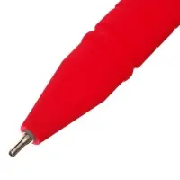 Ручка шариковая маслянная 0,7мм, корпус софттач с рисунком "Vinson" синяя